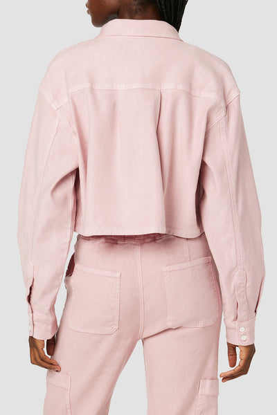 Oversized Cropped Shirt | Premium Italian Fabric | Hudson Jeans