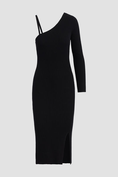 ENFOLD - CURVE-SLEEVE ASYMMETRY-DRESS / ドレス / ワンピース