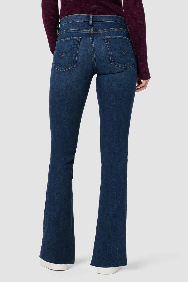 Nico Mid-Rise Barefoot Bootcut Jean