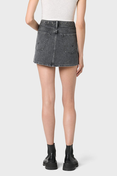 Grommet Mini Skirt | Hudson Jeans