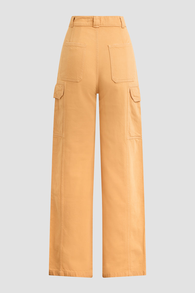 High-Rise Wide Leg Cargo
