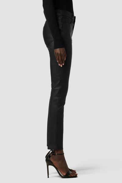 Barbara High-Rise Super Skinny Ankle Leather Pant