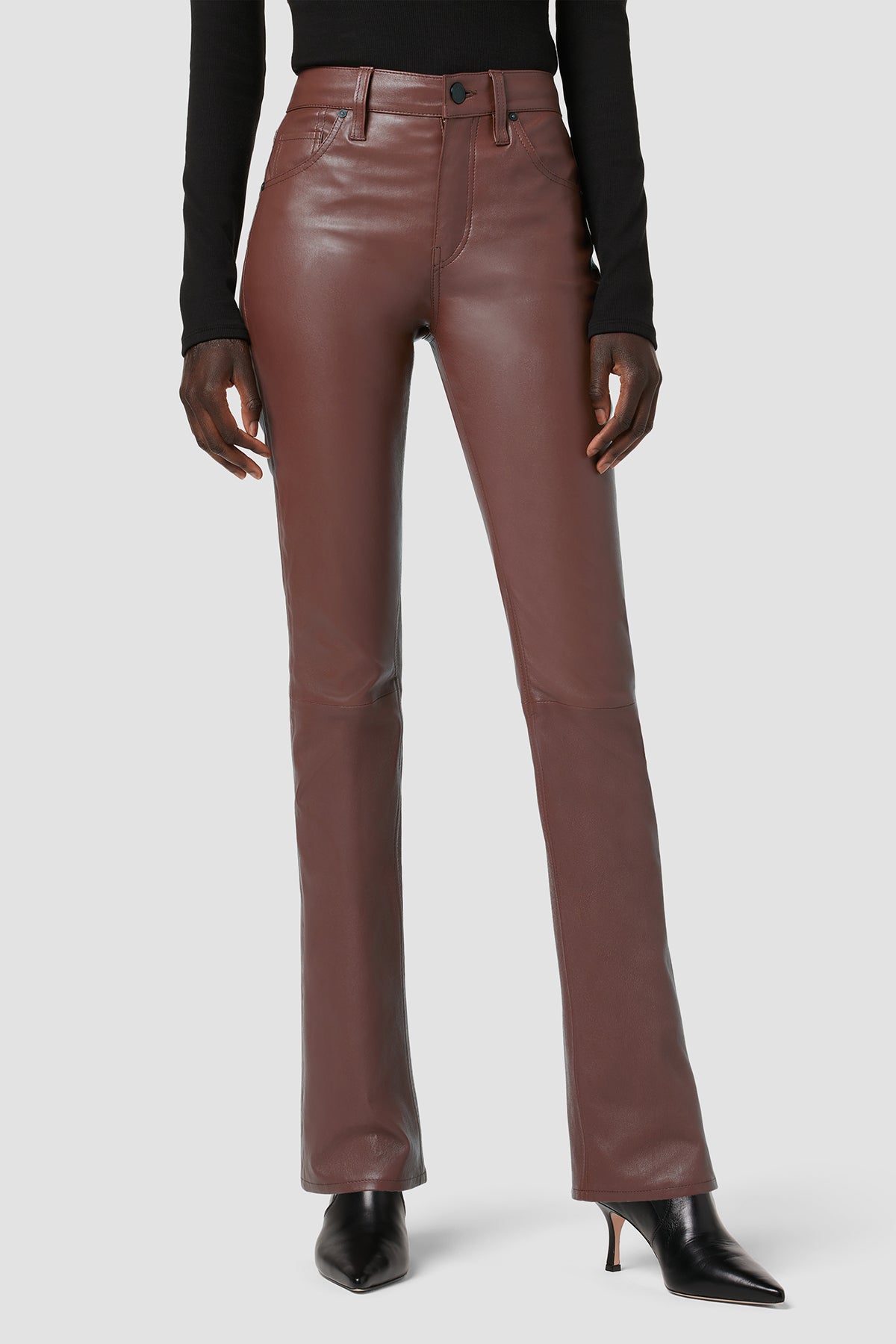 Bootcut hotsell leather trousers