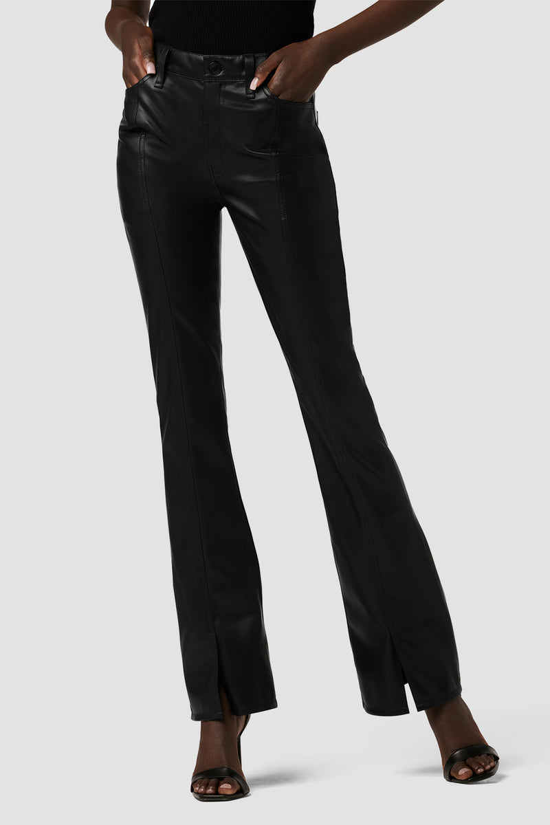 Barbara High-Rise Bootcut Jean w/ Slit Hem