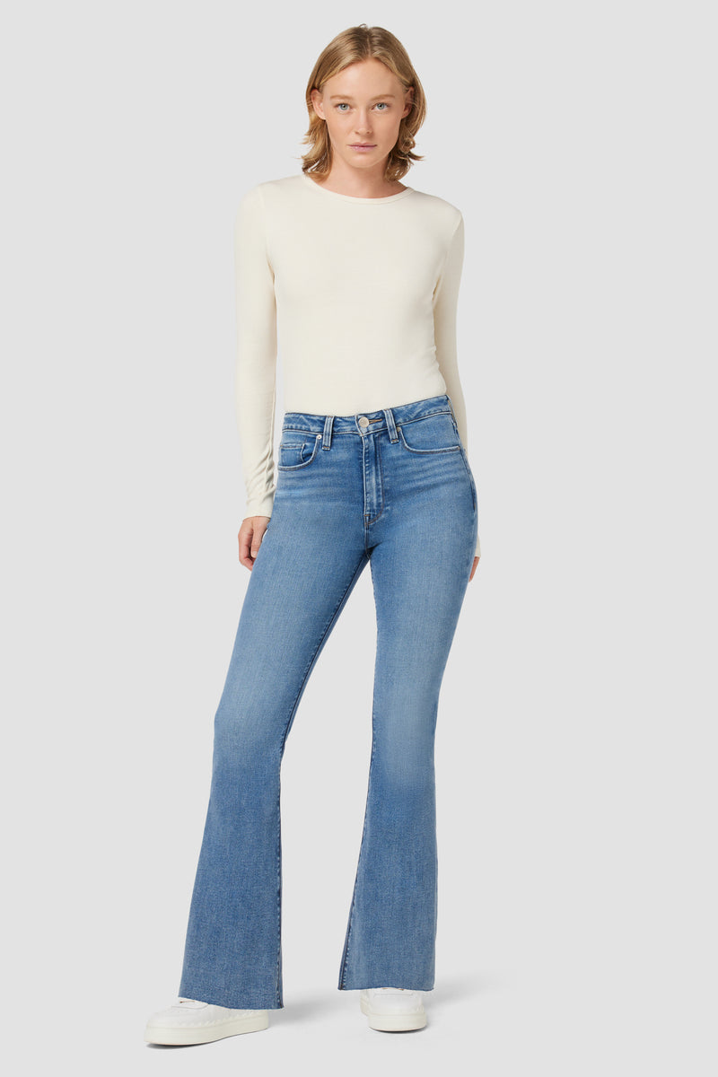 Holly High-Rise Flare Barefoot Jean