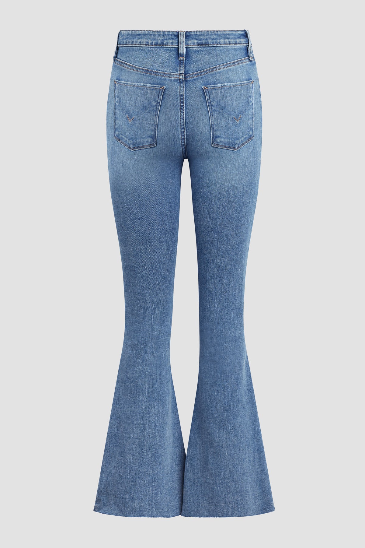Holly High-Rise Flare Barefoot Jean | Premium Italian Fabric