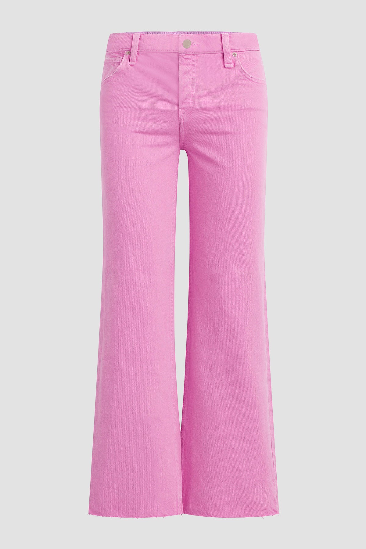 Escada Framboise Pink Stretch Denim High Rise Straight Leg Tessa Jeans M  Escada