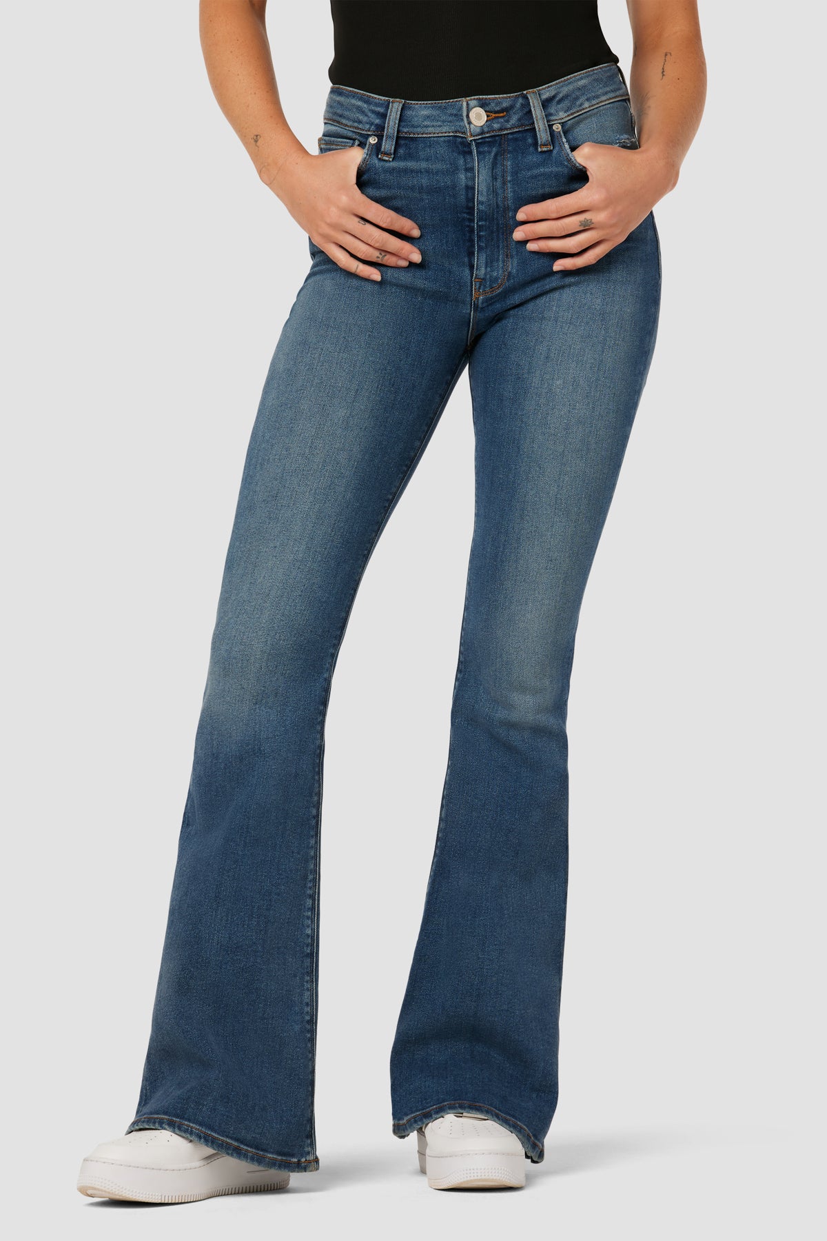 Holly High-Rise Flare Jean | Premium Italian Fabric | Hudson Jeans