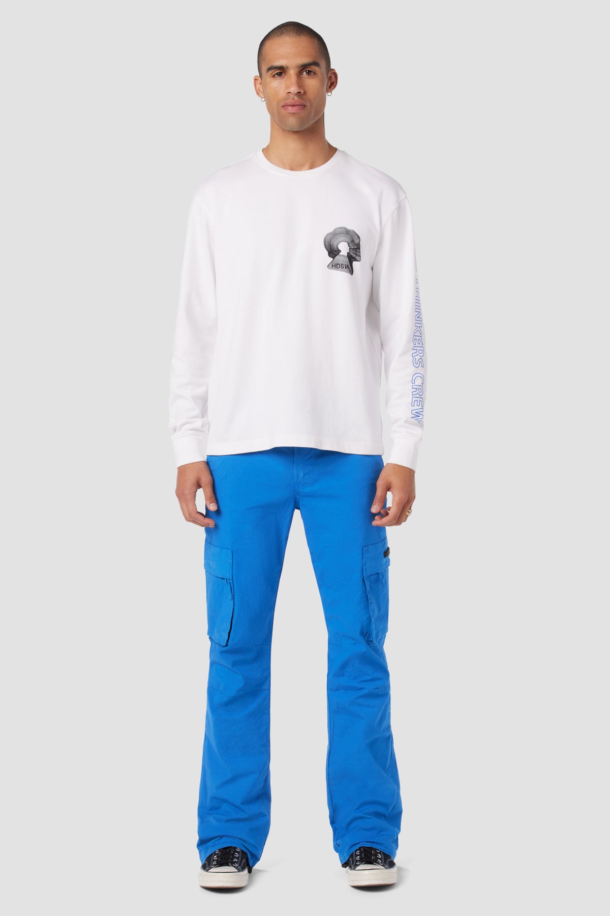 Walker Cargo Kick Flare | Premium Italian Fabric | Hudson Jeans