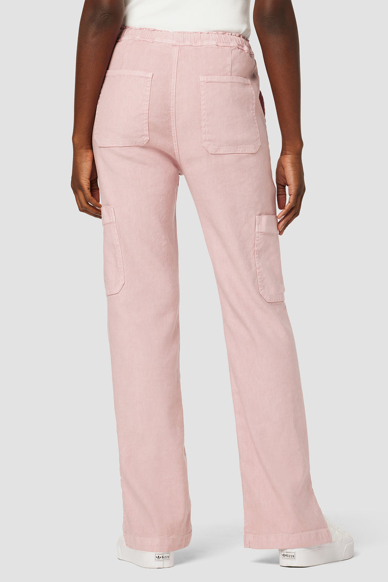 Drawstring Cargo Straight Pant