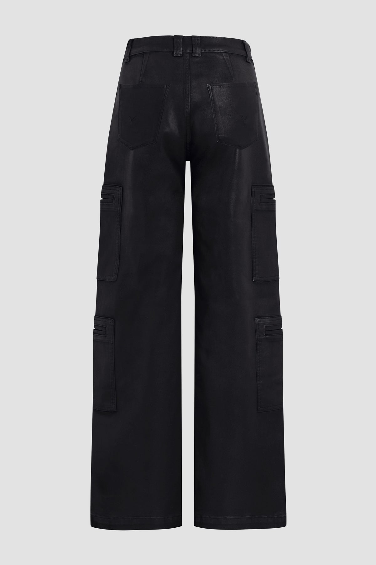 Black High Waist Cargo Jeans