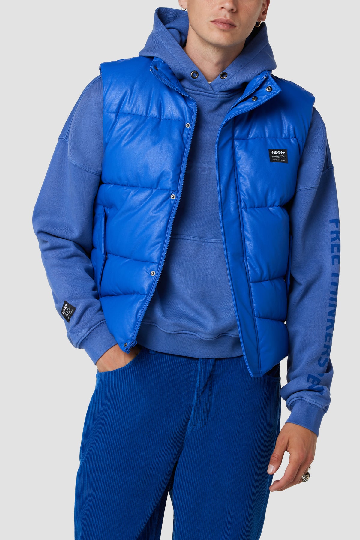 Jeans Premium Italian Vest Puffer | | Fabric Hudson