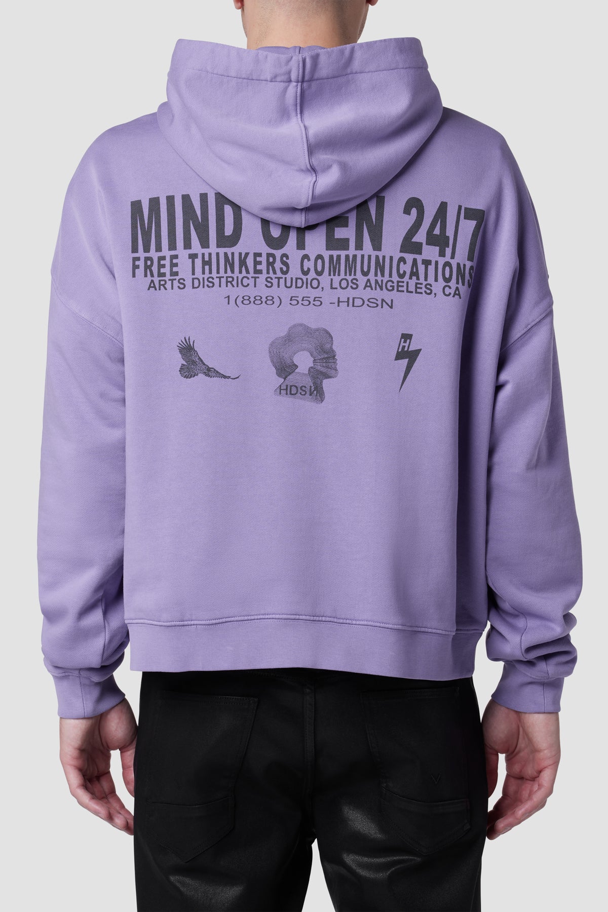 Open chest cropped hoodie sales