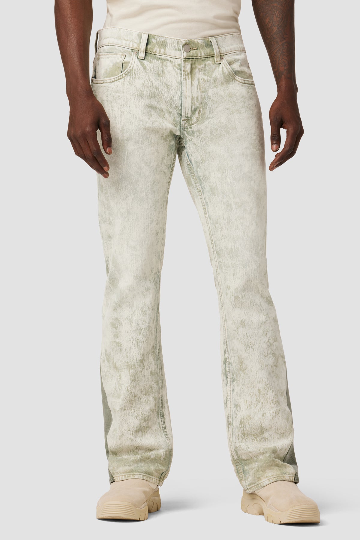 Walker Kick Flare Jean, Premium Italian Fabric