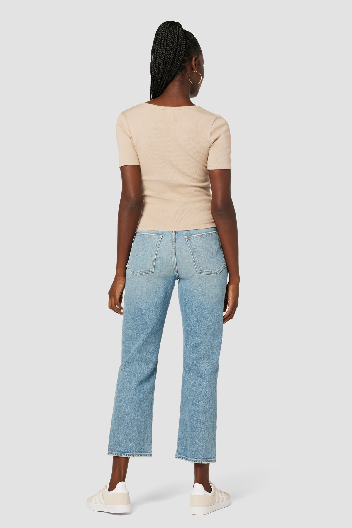 Jade High-Rise Straight Crop Loose Fit Jean