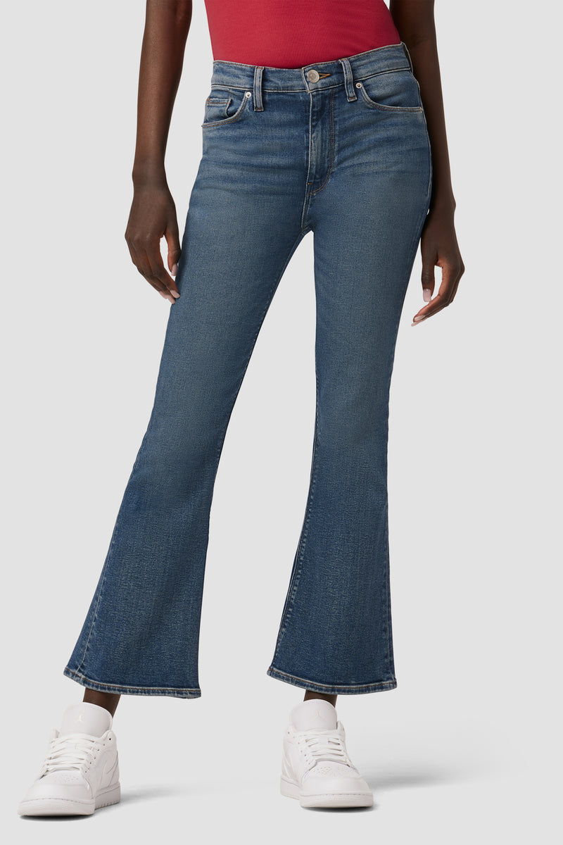 Barbara High-Rise Bootcut Crop Jean