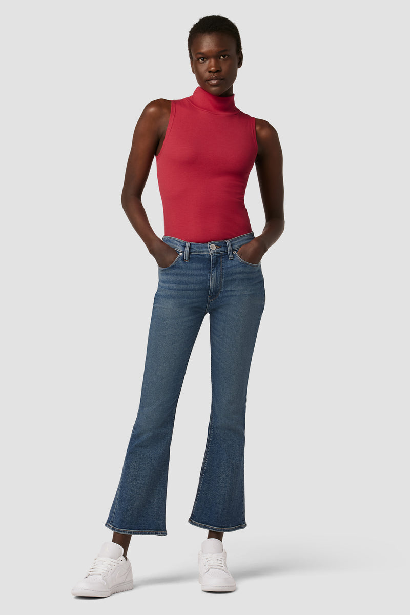 Barbara High-Rise Bootcut Crop Jean