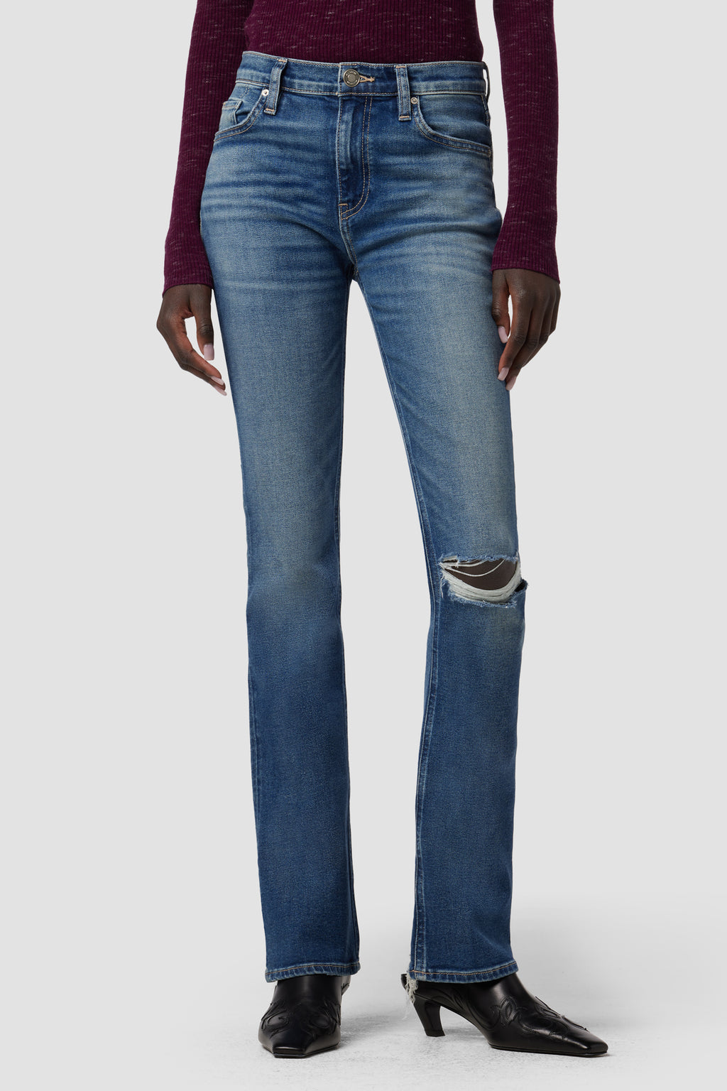 Barbara High-Rise Baby Bootcut Jean