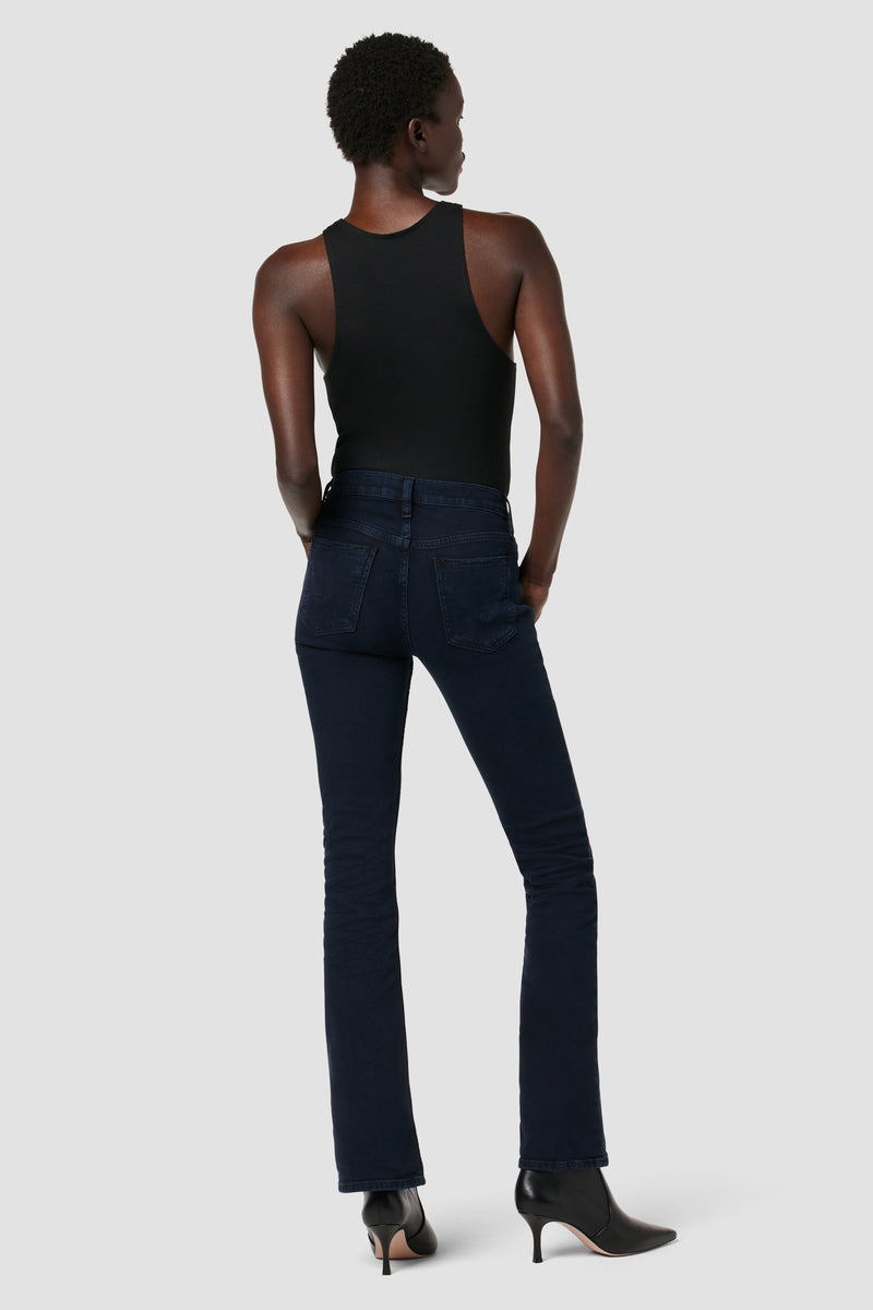 Barbara High-Rise Baby Bootcut Jean w/ Slit Hem