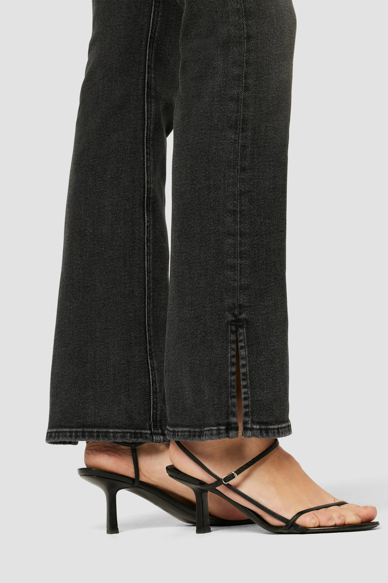 Barbara High-Rise Baby Bootcut Jean w/ Slit Hem