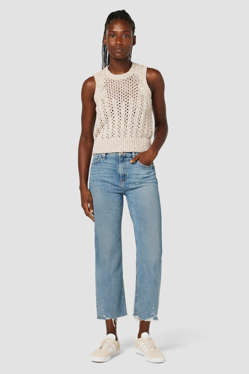 Remi High-Rise Straight Crop Jean