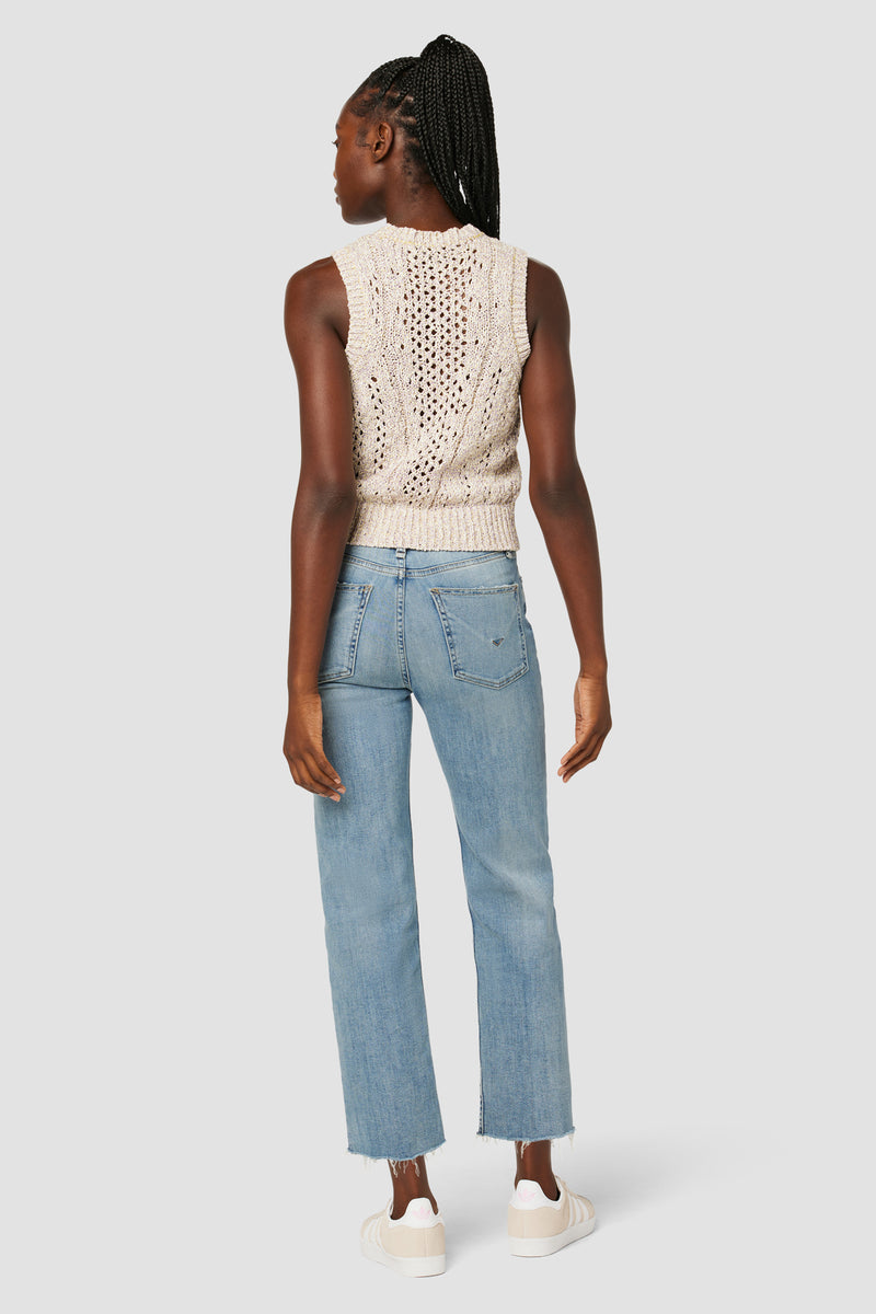 Remi High-Rise Straight Crop Jean