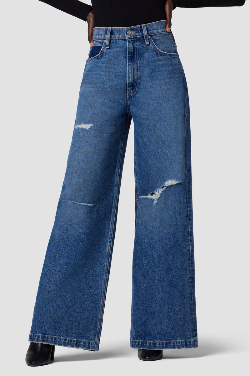 James High-Rise Wide Leg Jean | Premium Italian Fabric