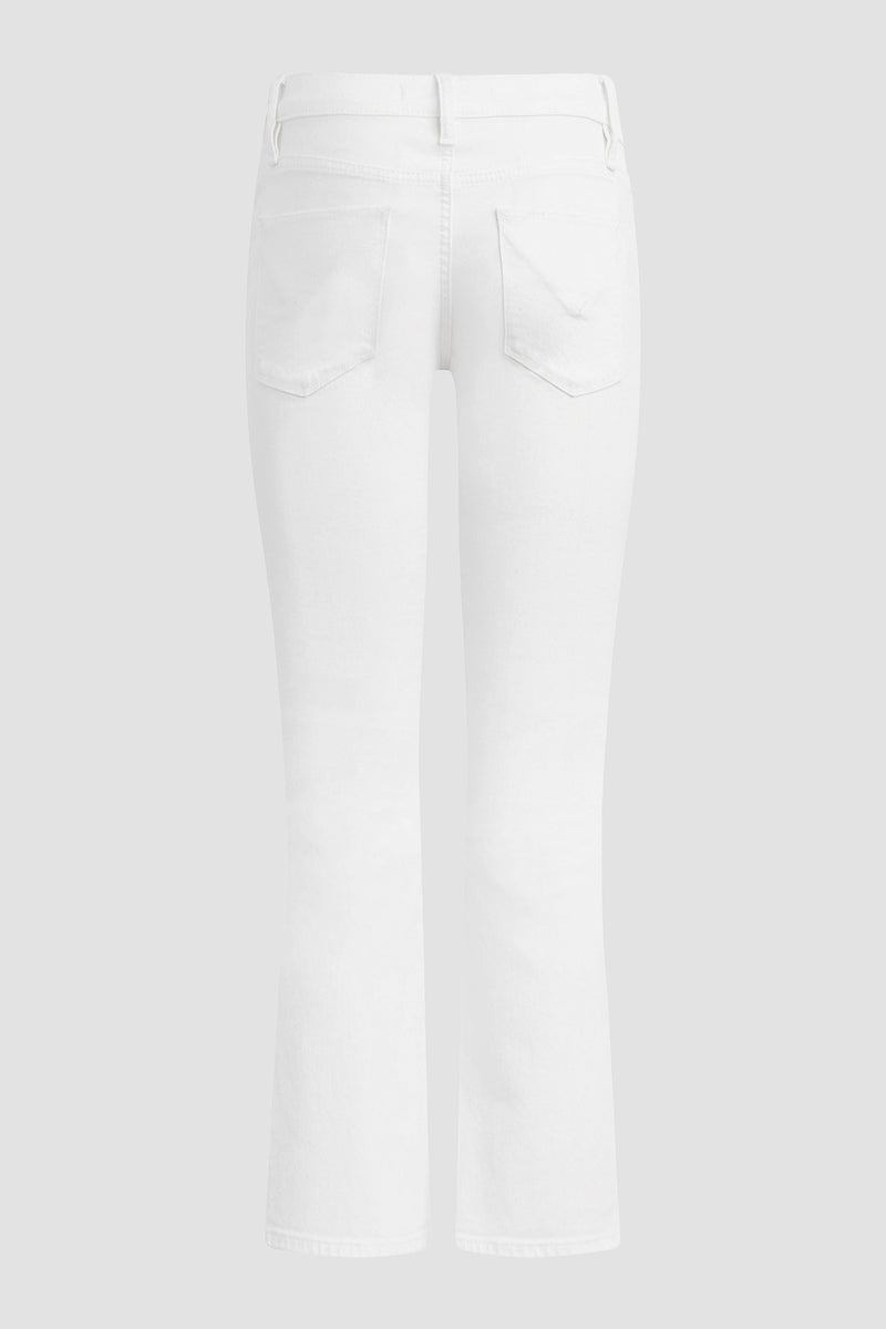 Nico Mid Rise Bootcut Crop Petite Jean Premium Italian Fabric