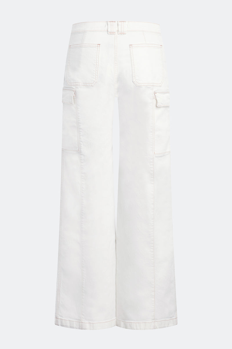 Utility Wide Leg Cargo Maternity Jean