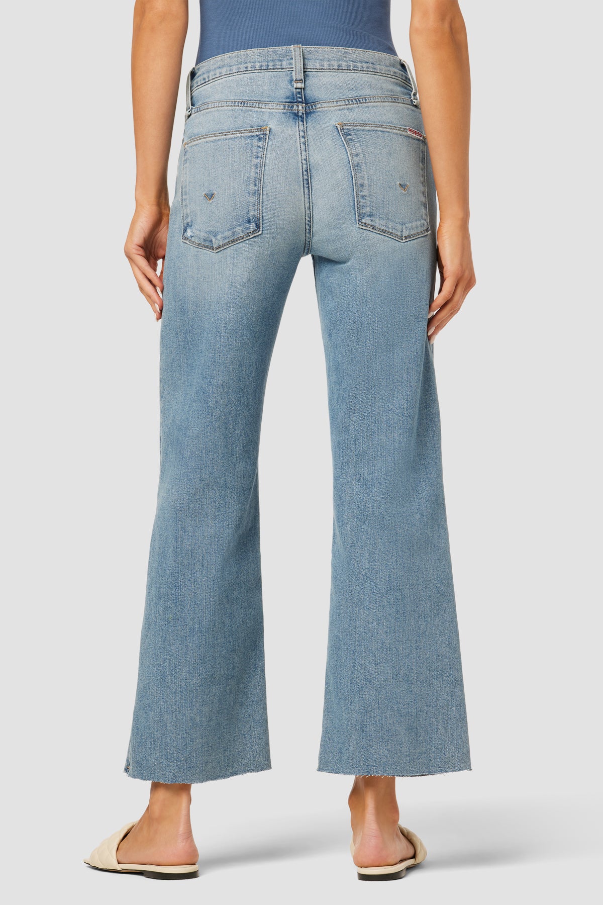 Rosalie Wide Leg Crop | Premium Italian Fabric | Hudson Jeans