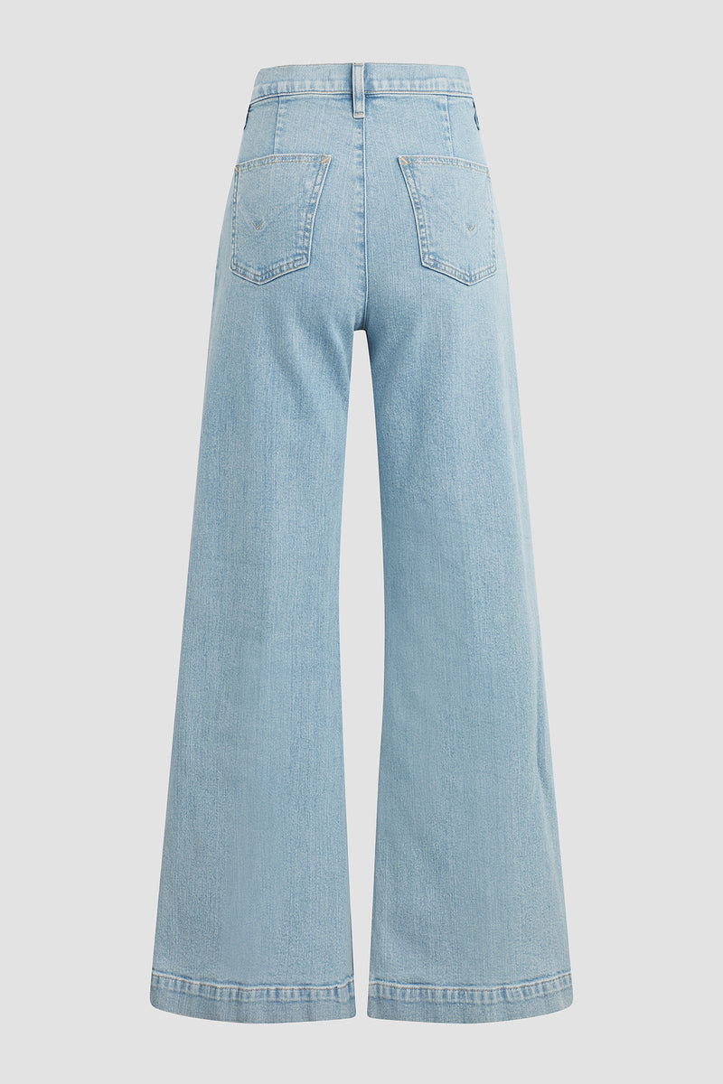 Jodie Seamed Front Yoke Wide Leg Jean