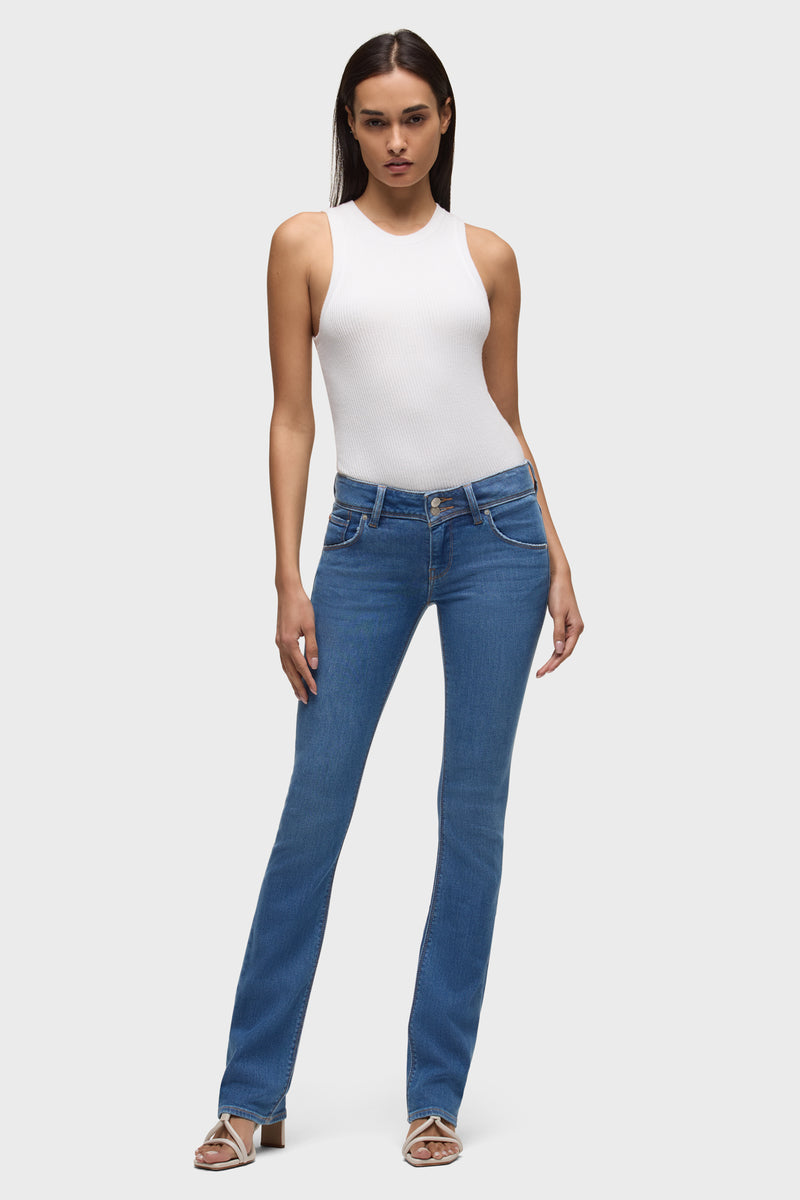 Beth Mid-Rise Baby Bootcut Jean