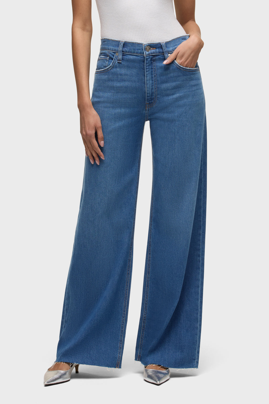 Jodie High Rise Loose Fit Wide Leg Jean