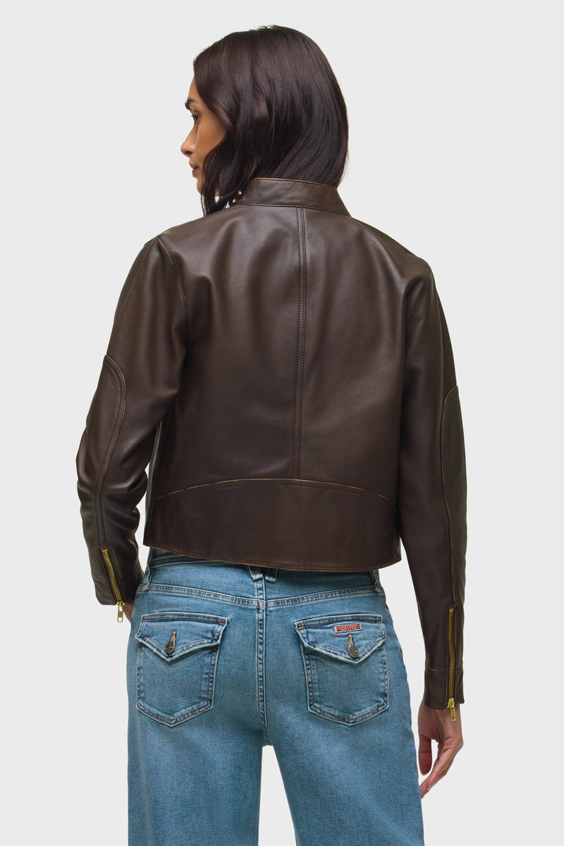 Leather Moto Jacket