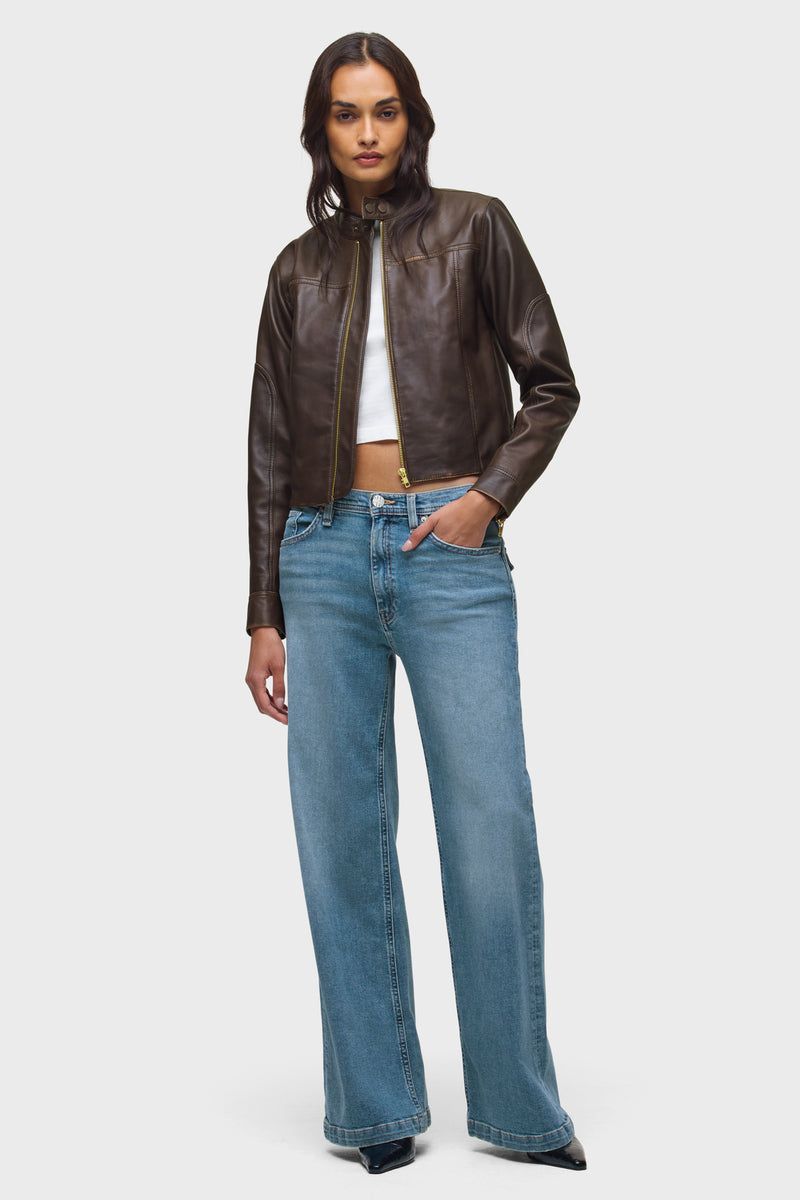 Leather Moto Jacket