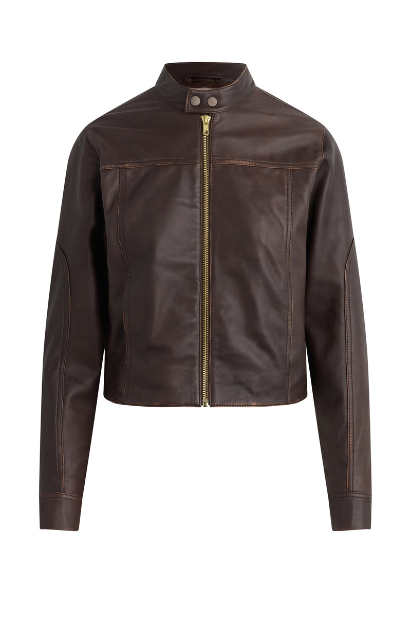 Leather Moto Jacket