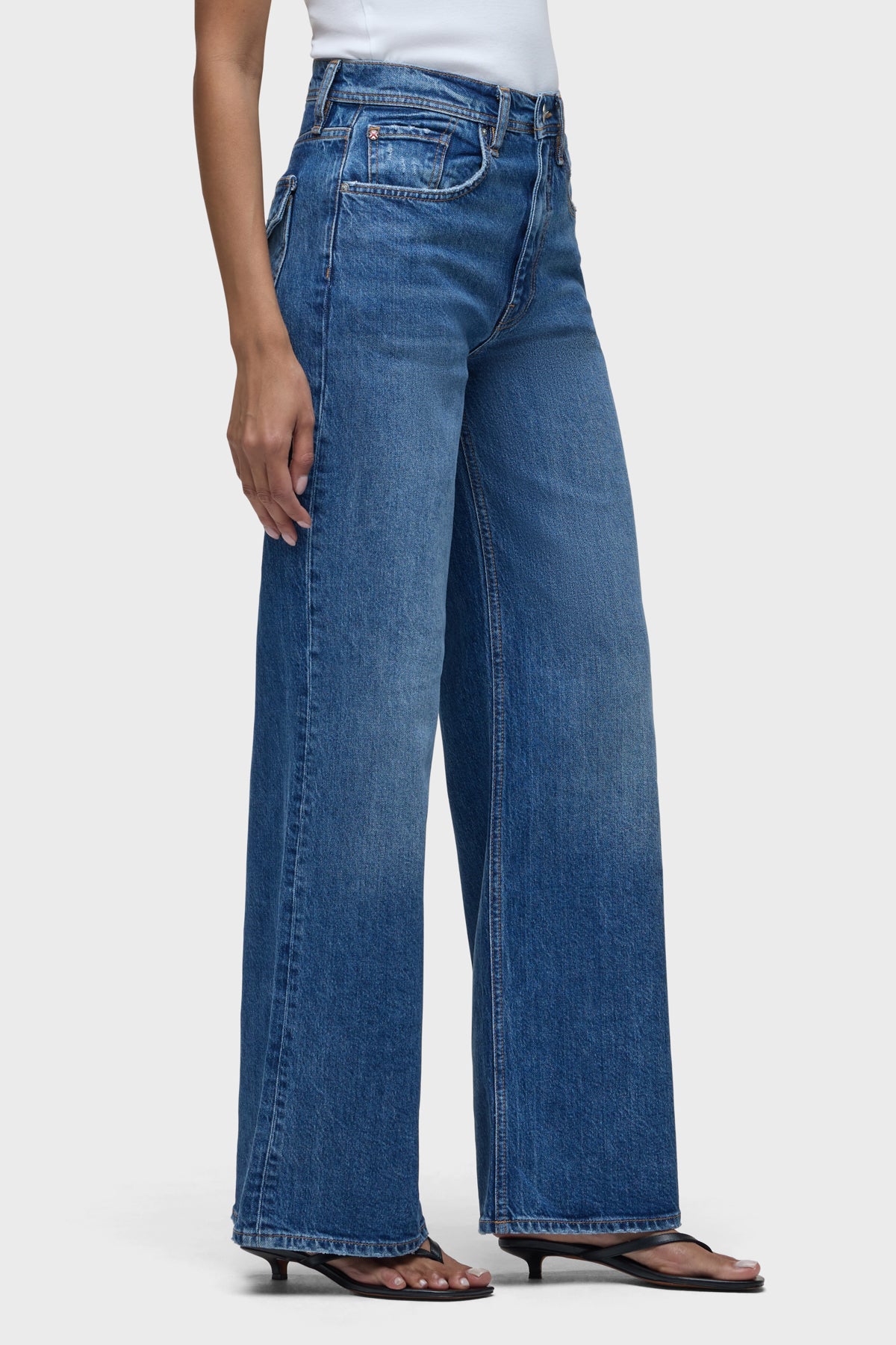 Jodie Flap Pocket Loose Wide Leg