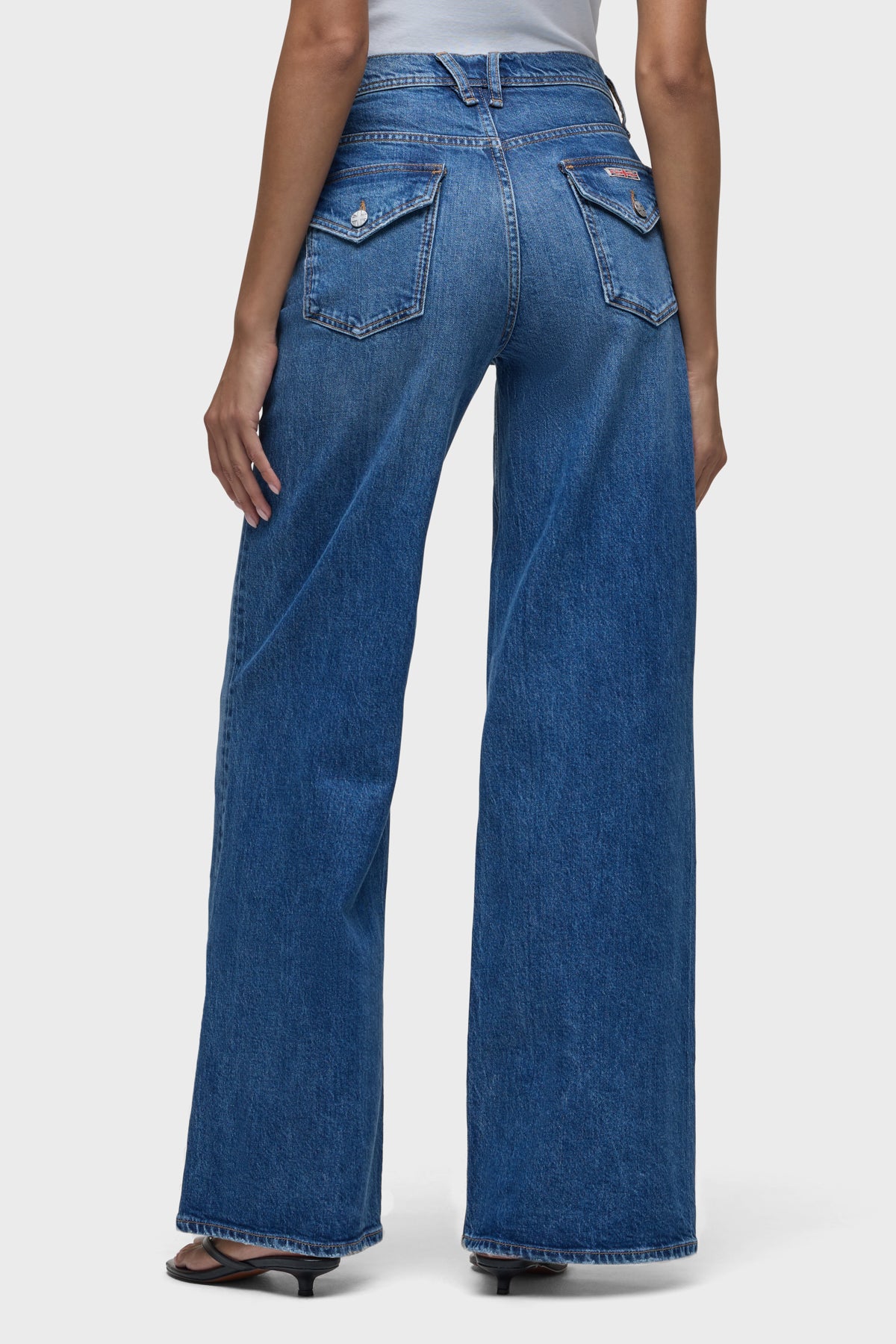 Jodie Flap Pocket Loose Wide Leg