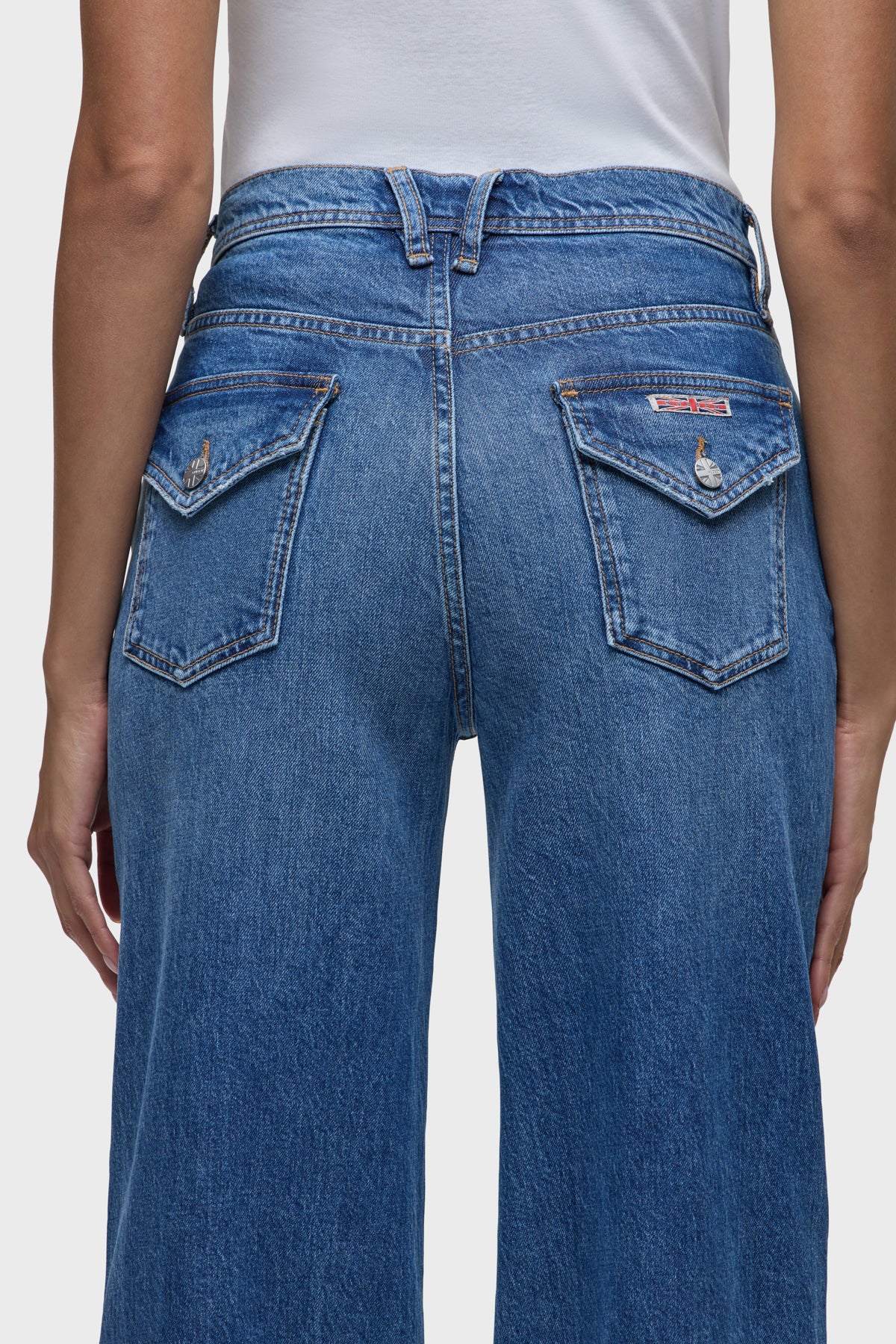 Jodie Flap Pocket Loose Wide Leg