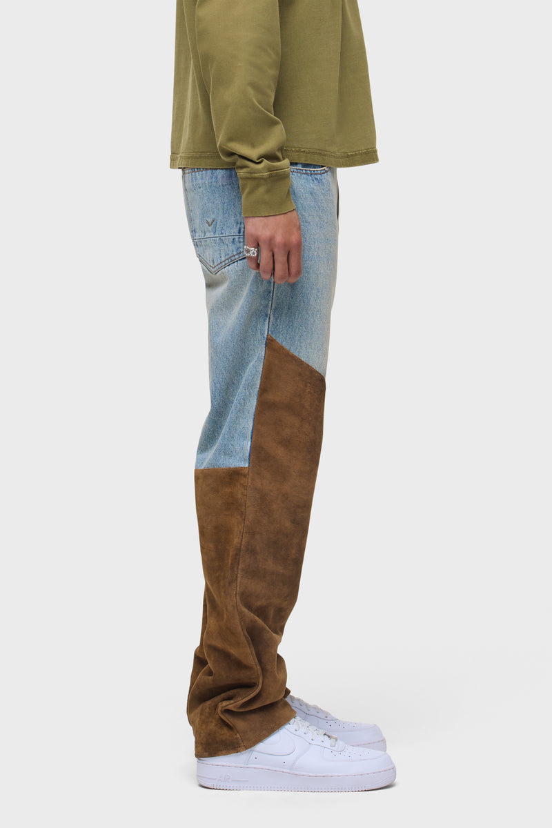 Denim Suede Work Pant