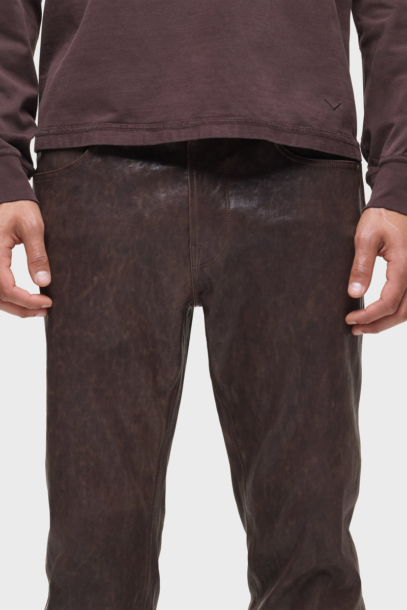 Leather Walker Kick Flare
