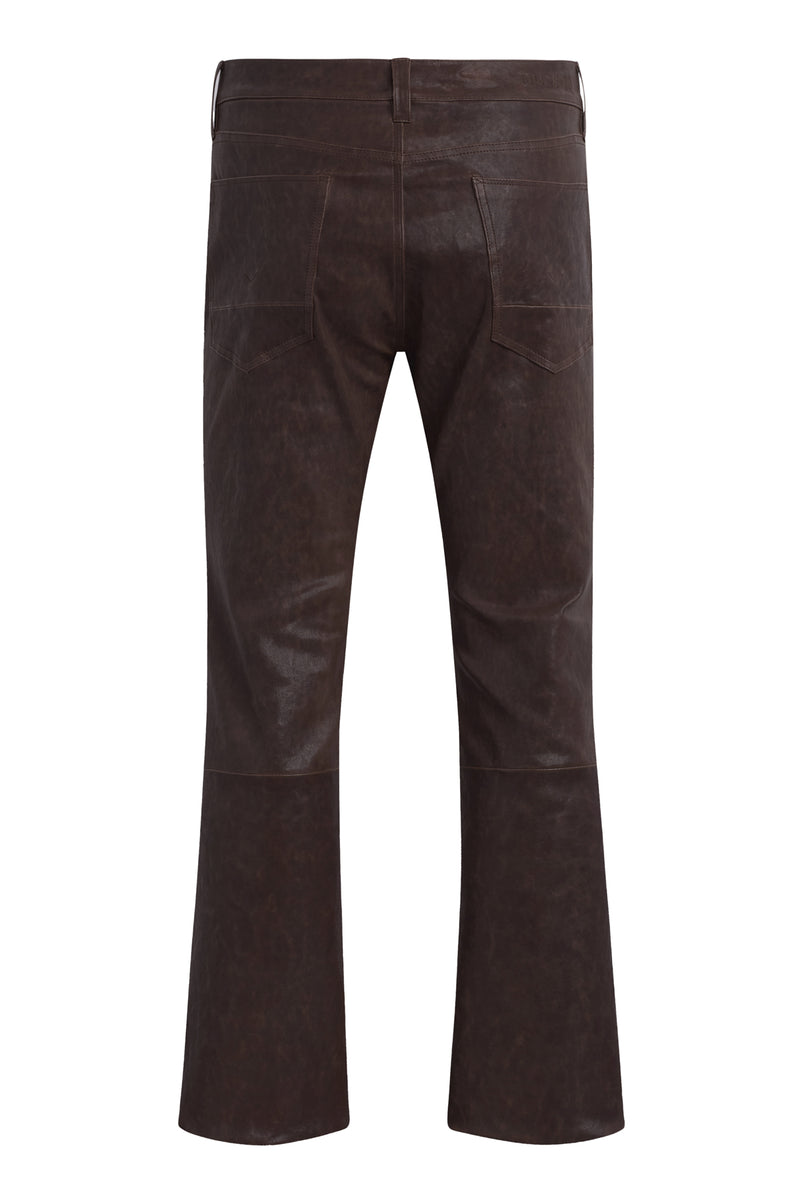 Leather Walker Kick Flare
