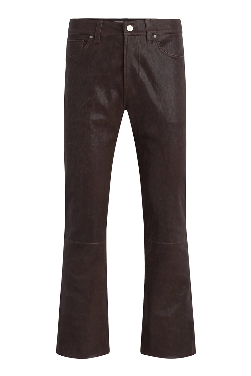 Leather Walker Kick Flare