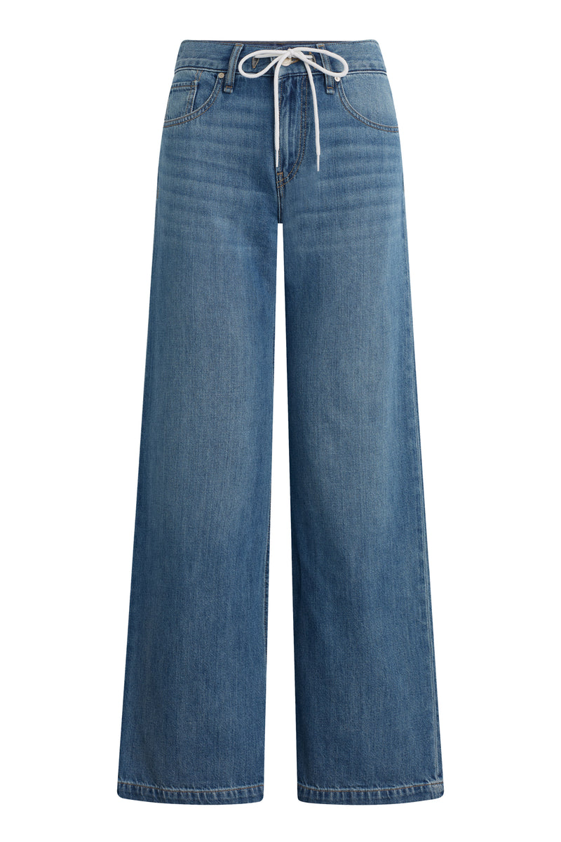 Rylee Lower Rylee Drawstring Loose Straight | Hudson Jeans