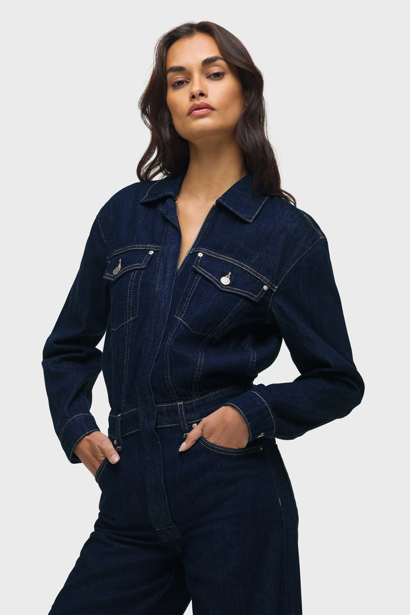 Wide Leg Crop Jumpsuit