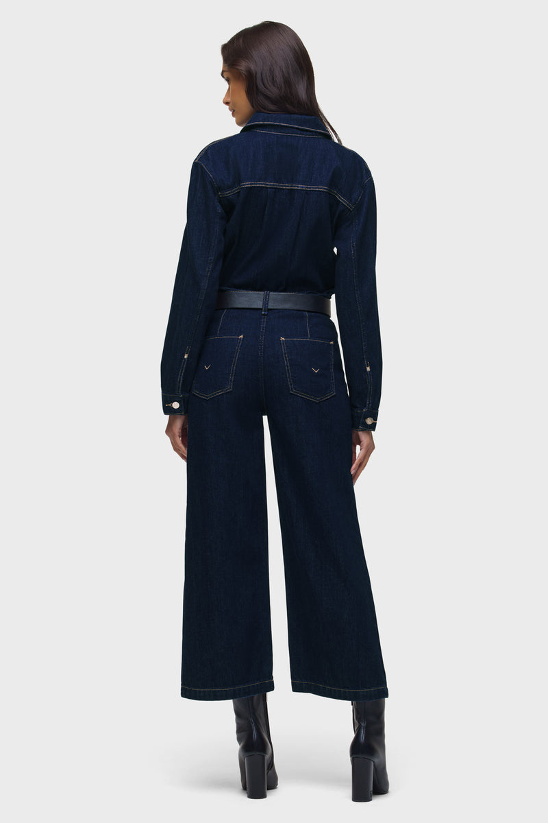 Wide Leg Crop Jumpsuit