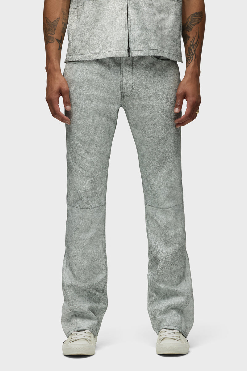 Walker Kick Flare Leather Pant