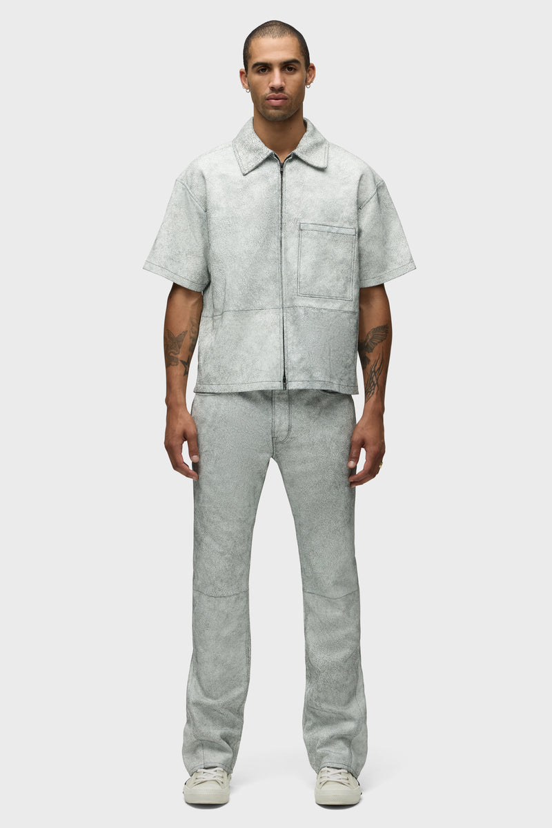 Walker Kick Flare Leather Pant