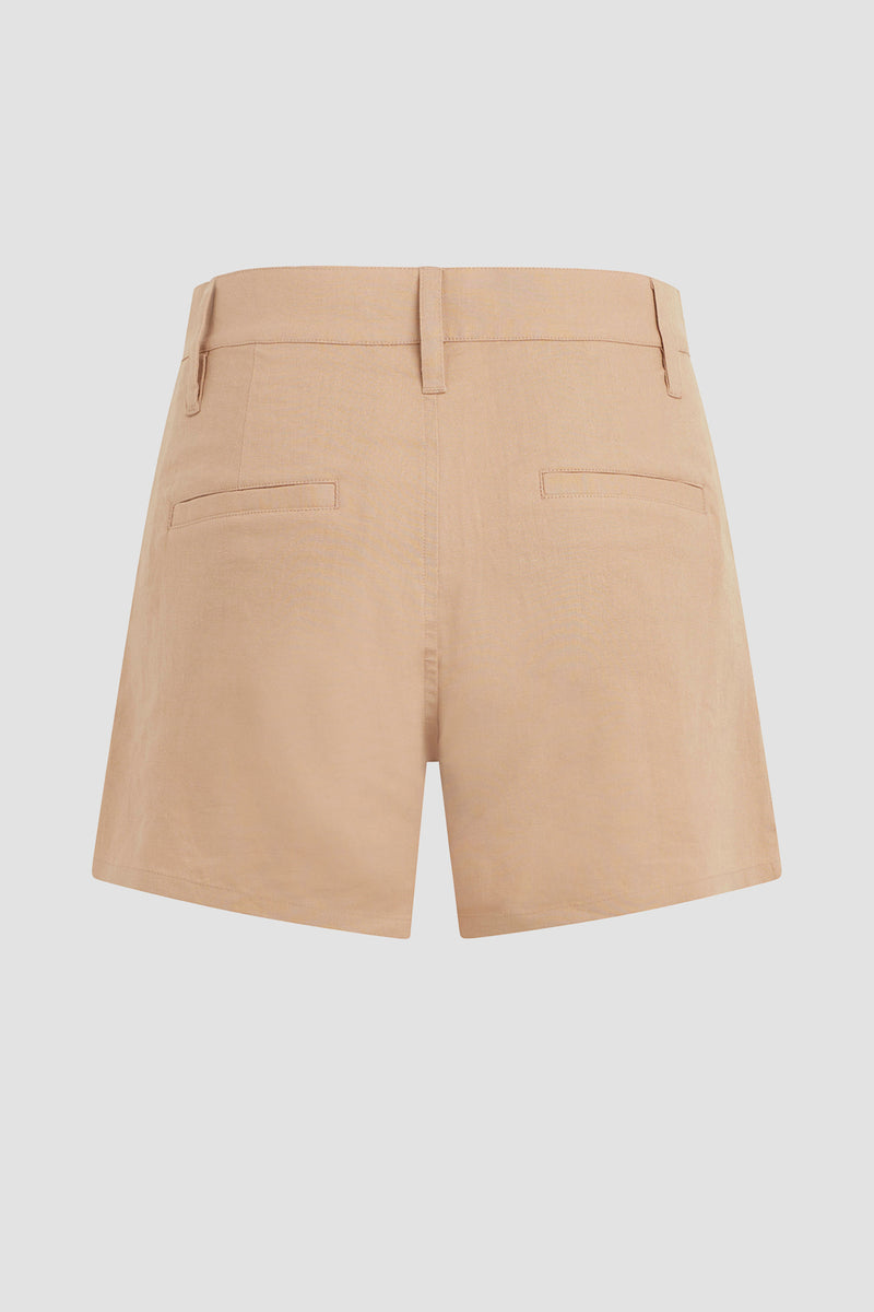 Front Yoke Pleated Short