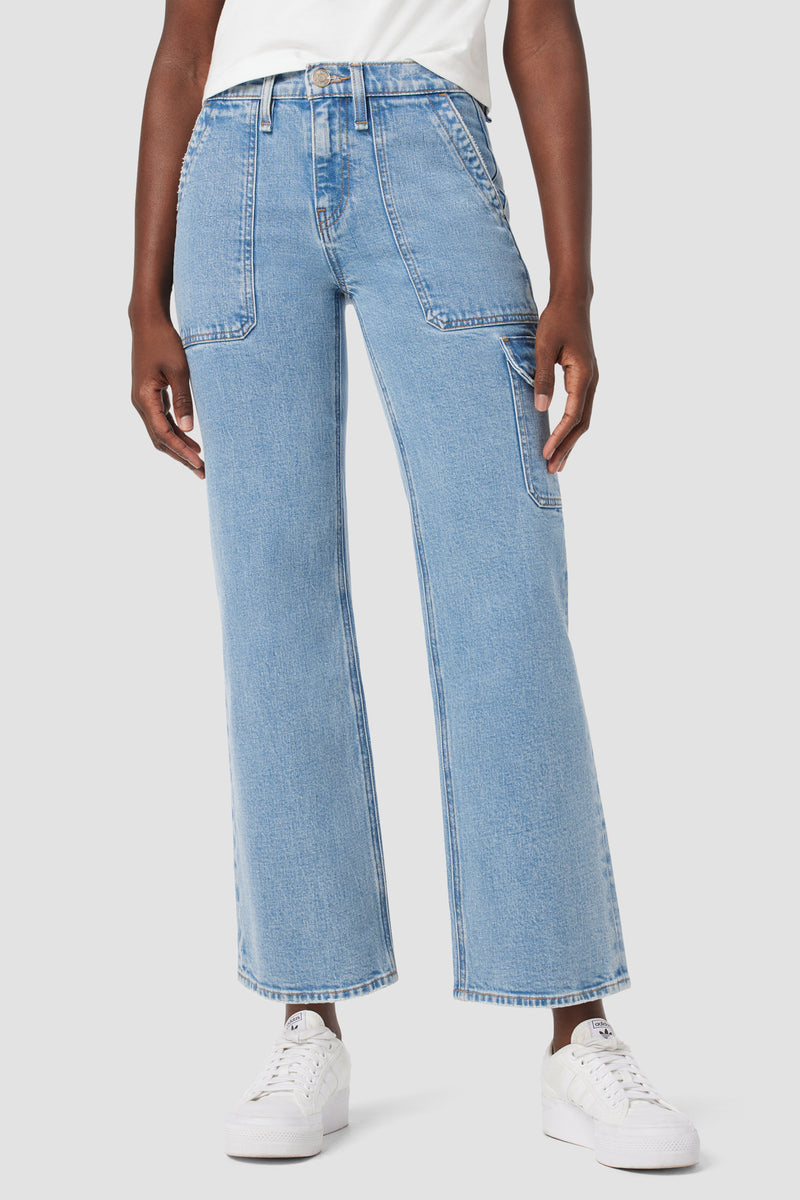 Rosie High-Rise Wide Leg Cargo Jean